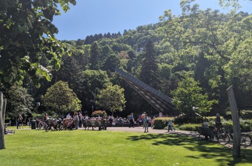 Photo d'un parc de Freiburg