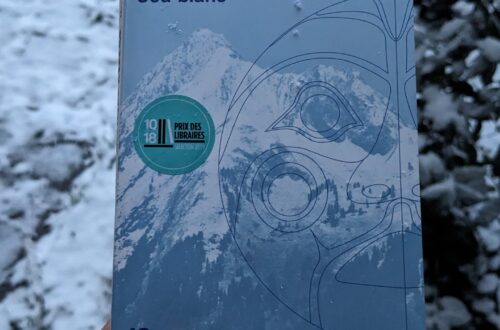 Couverture de Jeu blanc, de Richard Wagamese devant une cour enneigée