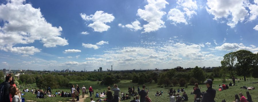 La vue depuis Primrose Hill. 